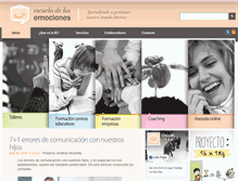 Tablet Screenshot of escueladelasemociones.com